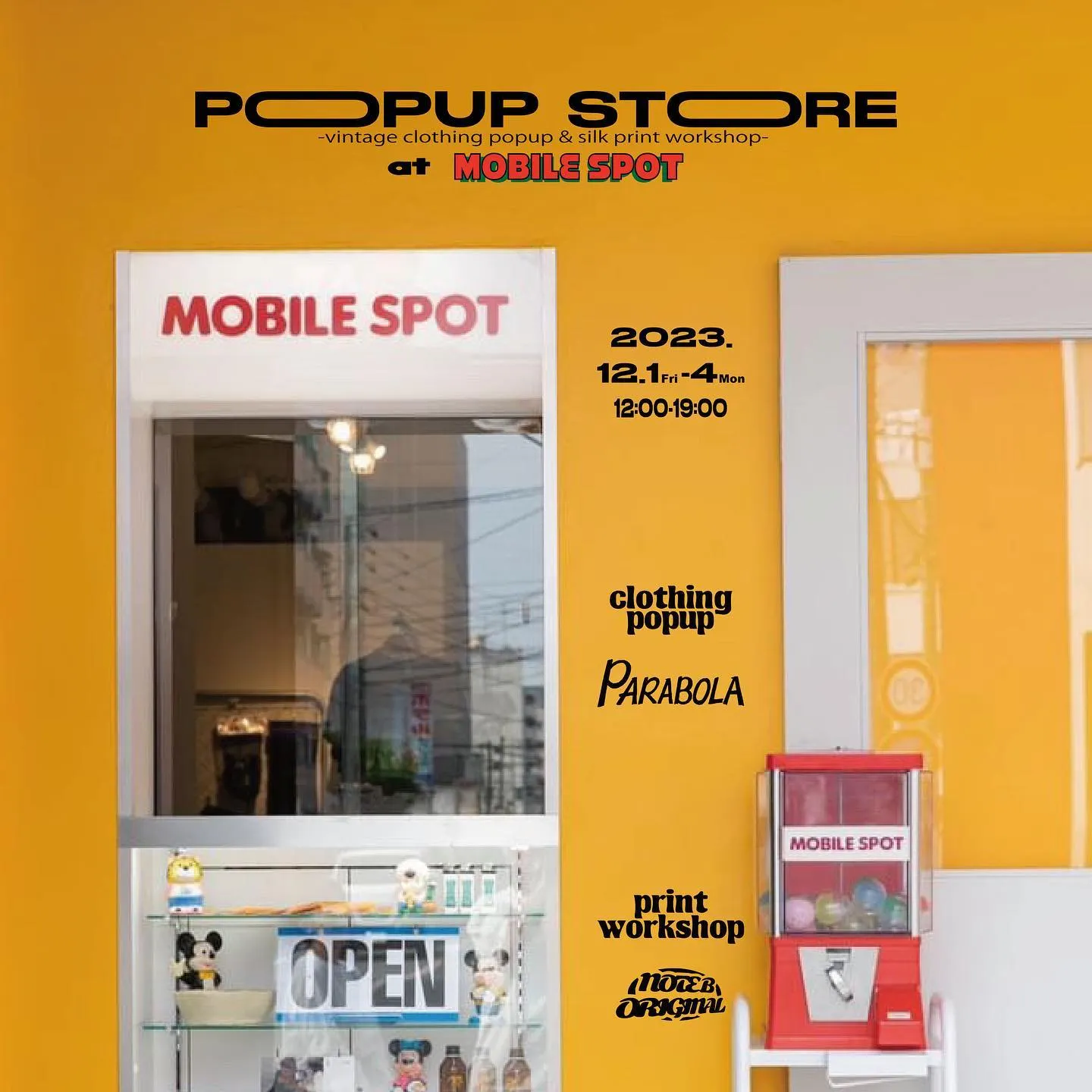 Popup Store & Workshop
